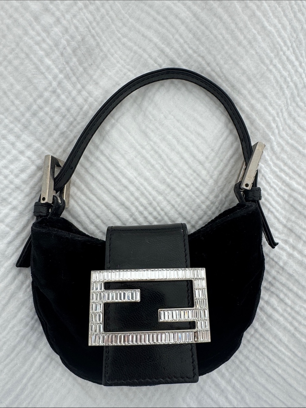 Vintage Fendi Mini Croissant RARE Authentic with COA - Picture 11 of 13